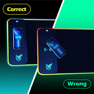 wireless charging mouse pad