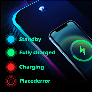 wireless charging mouse pad