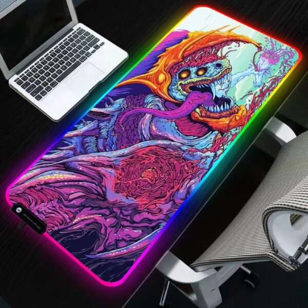 Hyper Beast Gaming RGB Non-Slip Mouse Pad