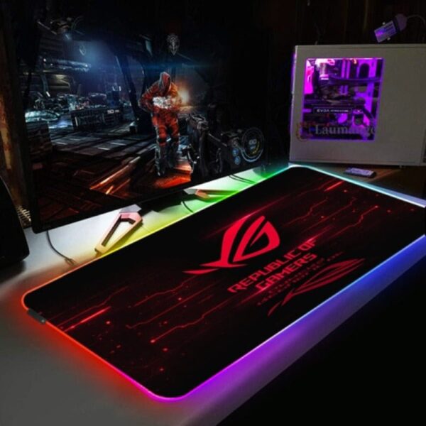 Large Gaming RGB Backlit LED Mouse Pad