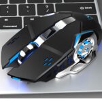 Wireless Gaming Keyboard  Mouse and Large RGB Mouse Pad